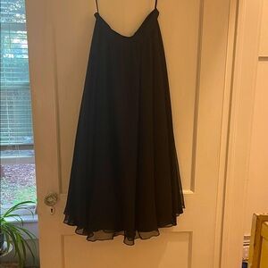 Vintage Black Tea Length Skirt